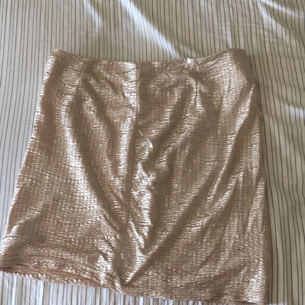 Gold skirt